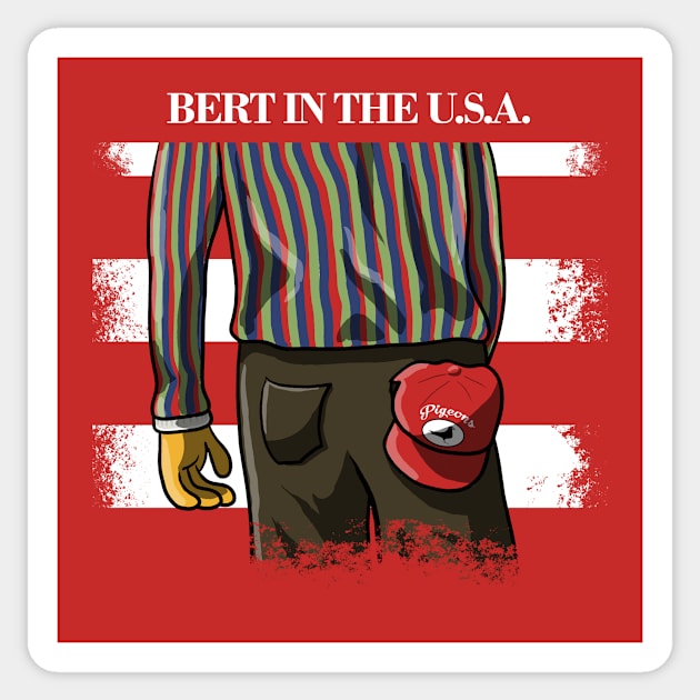 Bert in the USA Sticker by ACraigL